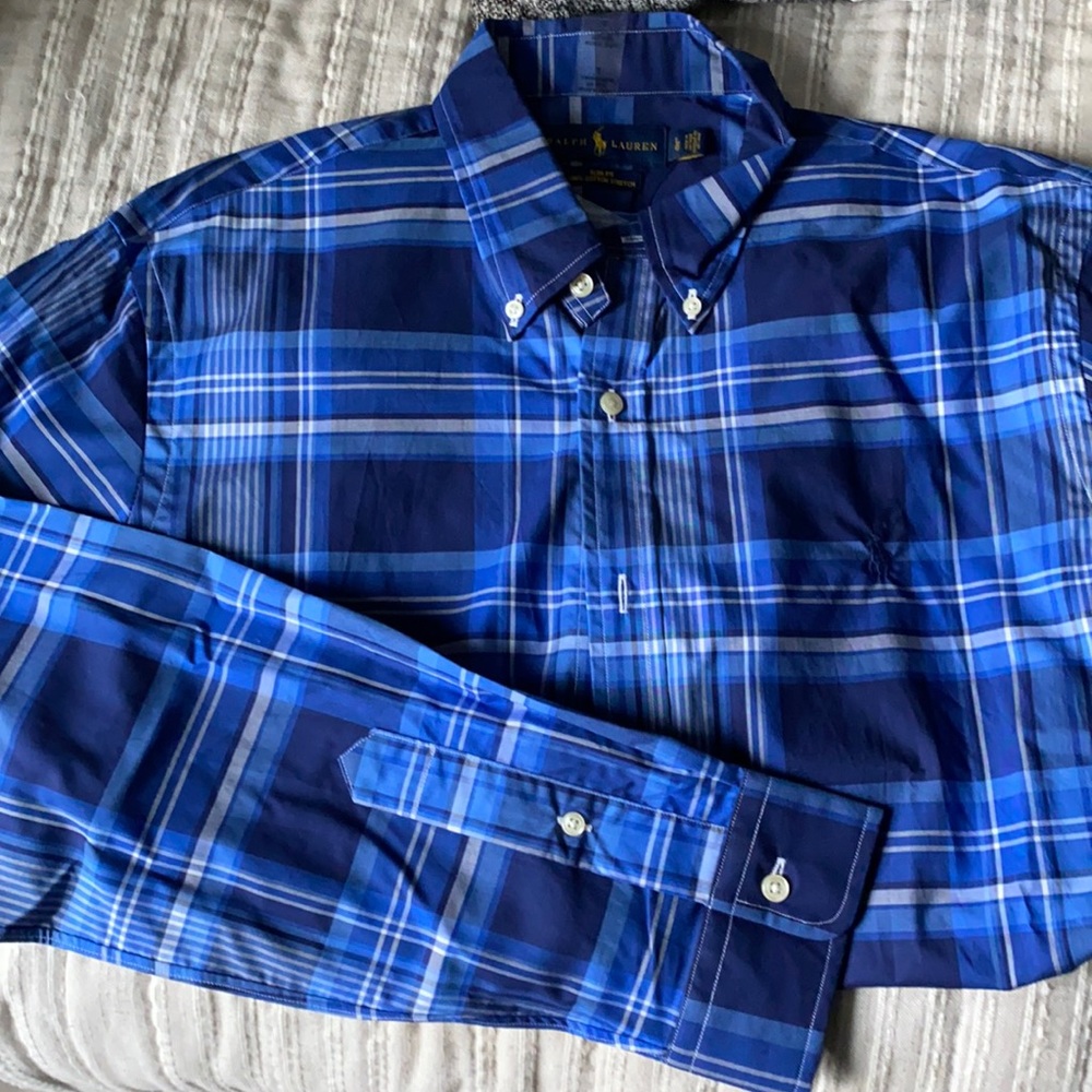 Slim Fit Polo Button Up